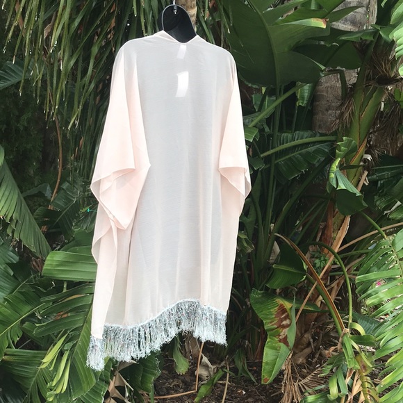 Nine W., sheer wrap, scarf, or bathing suit cover-up - Picture 5 of 7